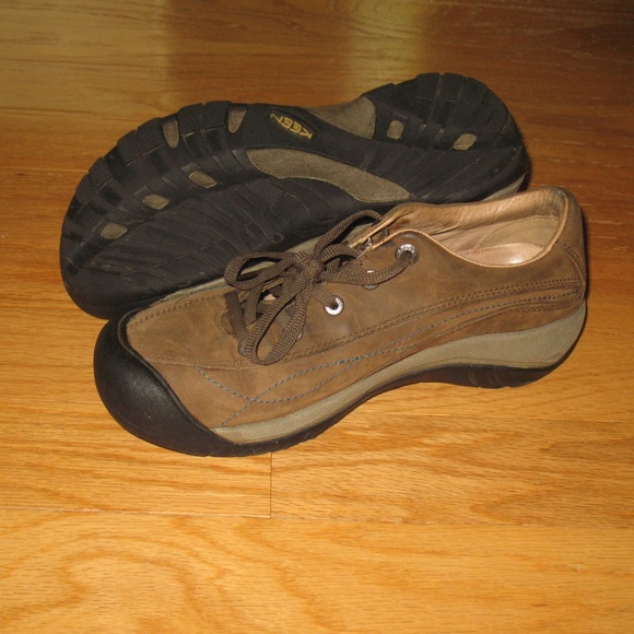 Keen Brown Leather Size US 9 Shoes EXC - Picture 3 of 3